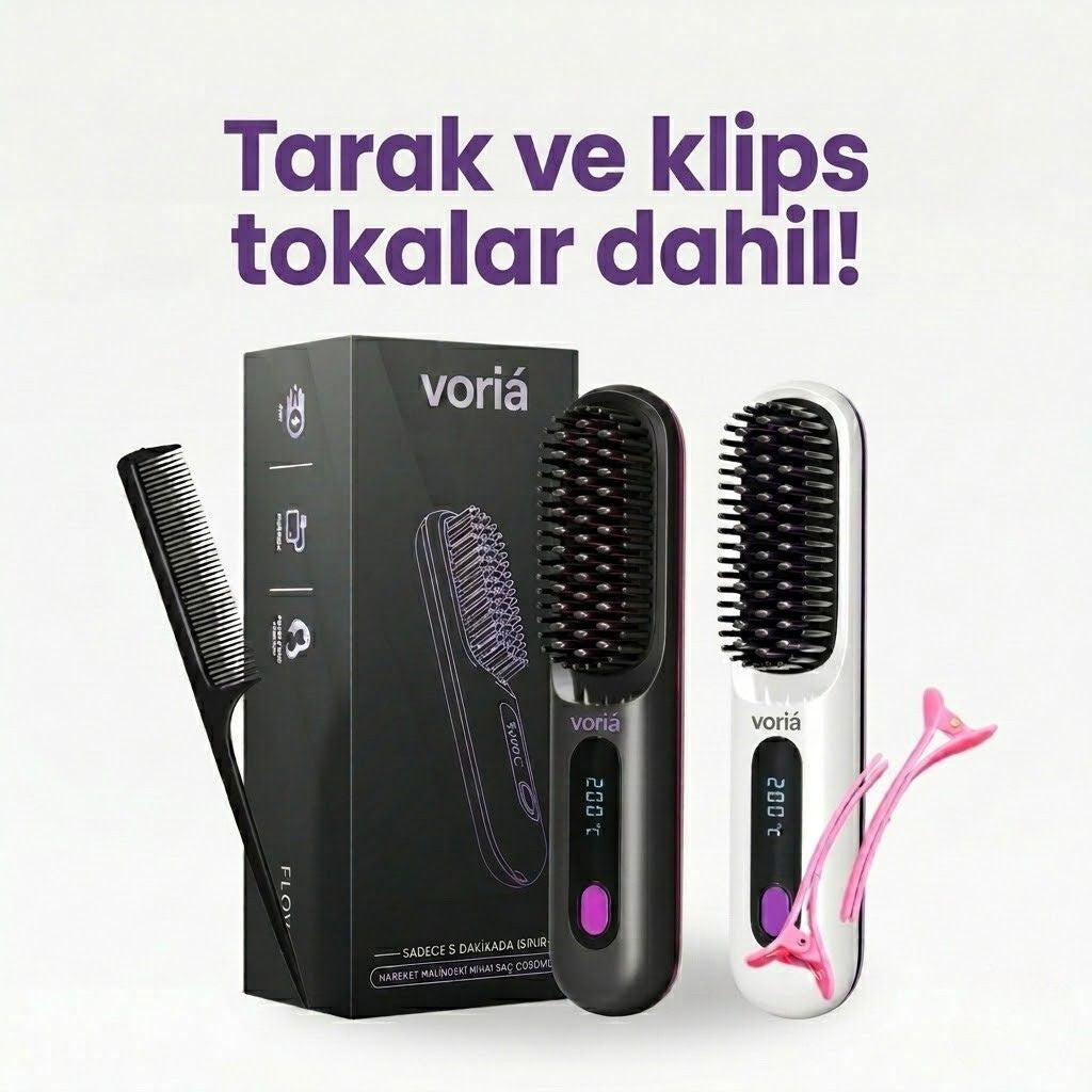 voriá pro | 5 dakikada daha düz, parlak saçlar